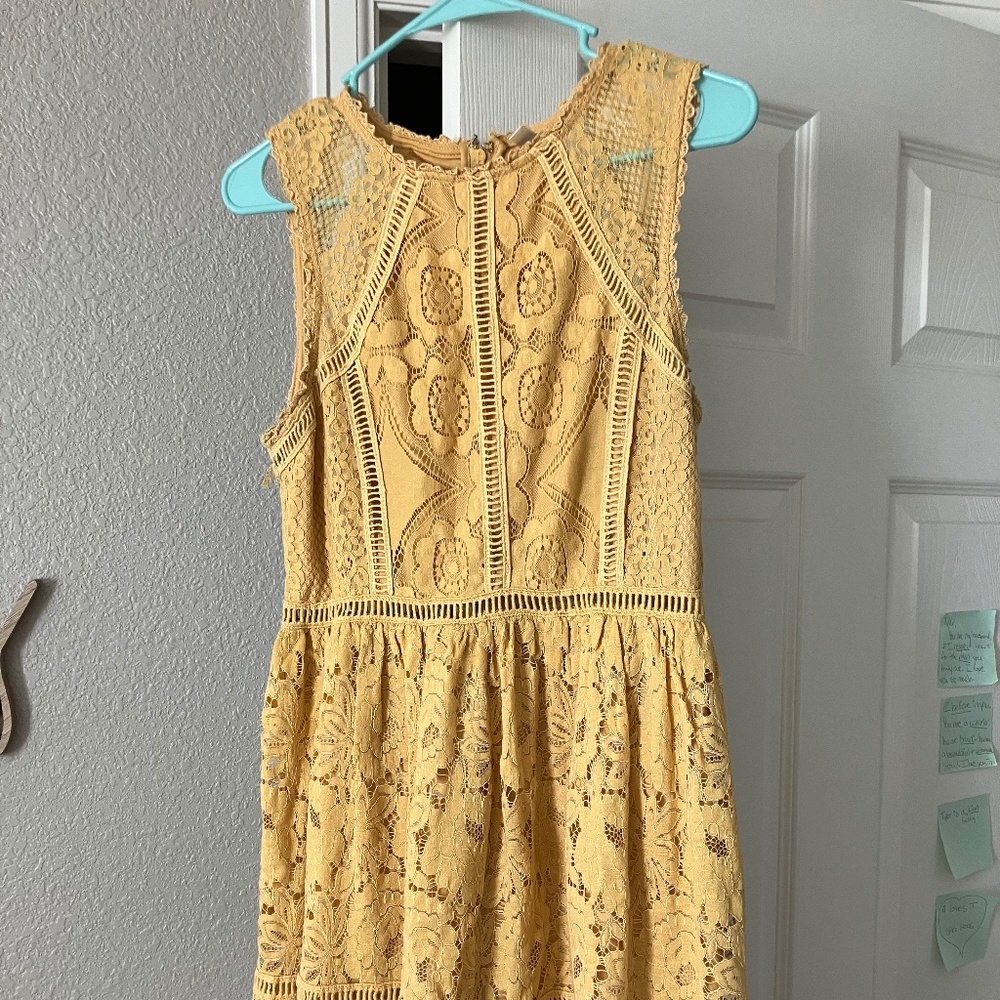 Xhilaration Yellow Medium Dress